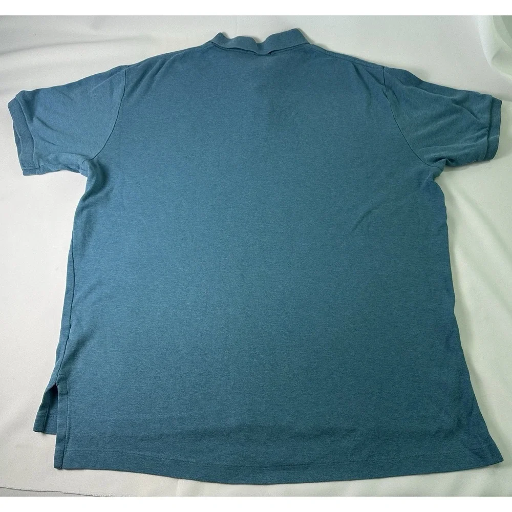 Polo By Ralph‎ Lauren Polo Shirt Men's Size XL BLUE Classic Fit Yellow Pony